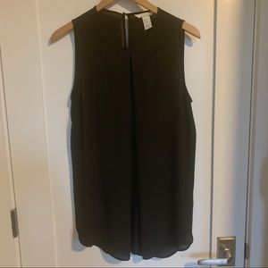 H and M new condition chiffon sleeveless top.size 10